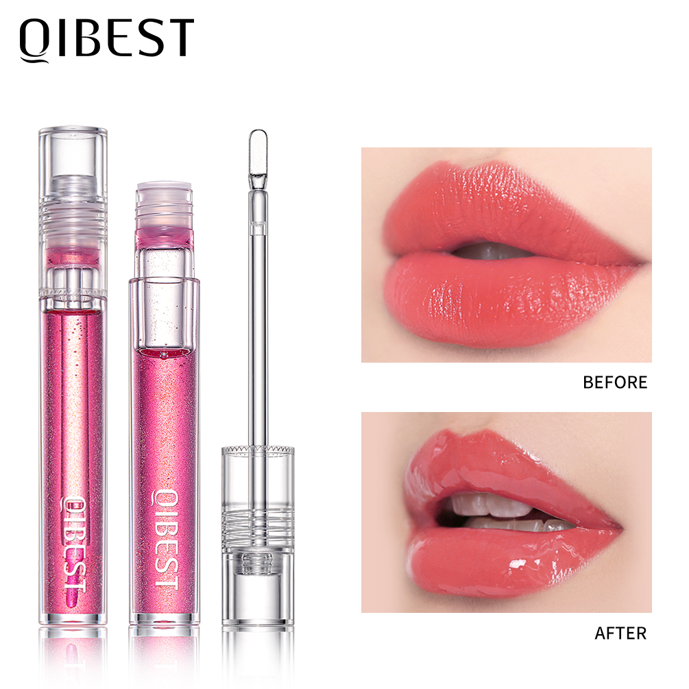 Lip Gloss Plumping - QIBEST مرطب سمنة ملمع الشفاه لون