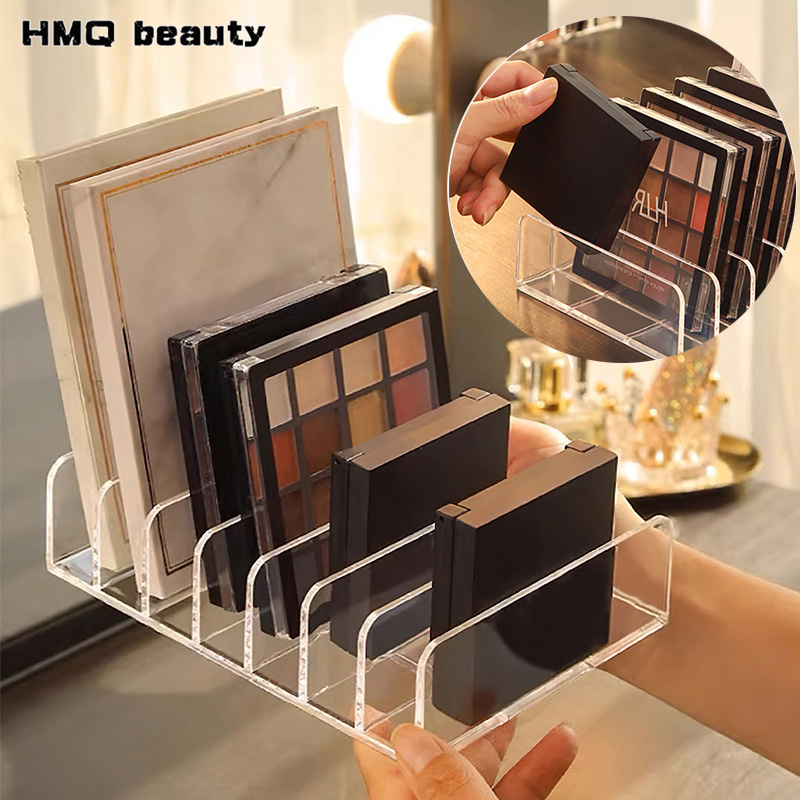 Blush Brush Kabuki - 7-مقصورة ماكياج المنظم سطح المكتب ظلال