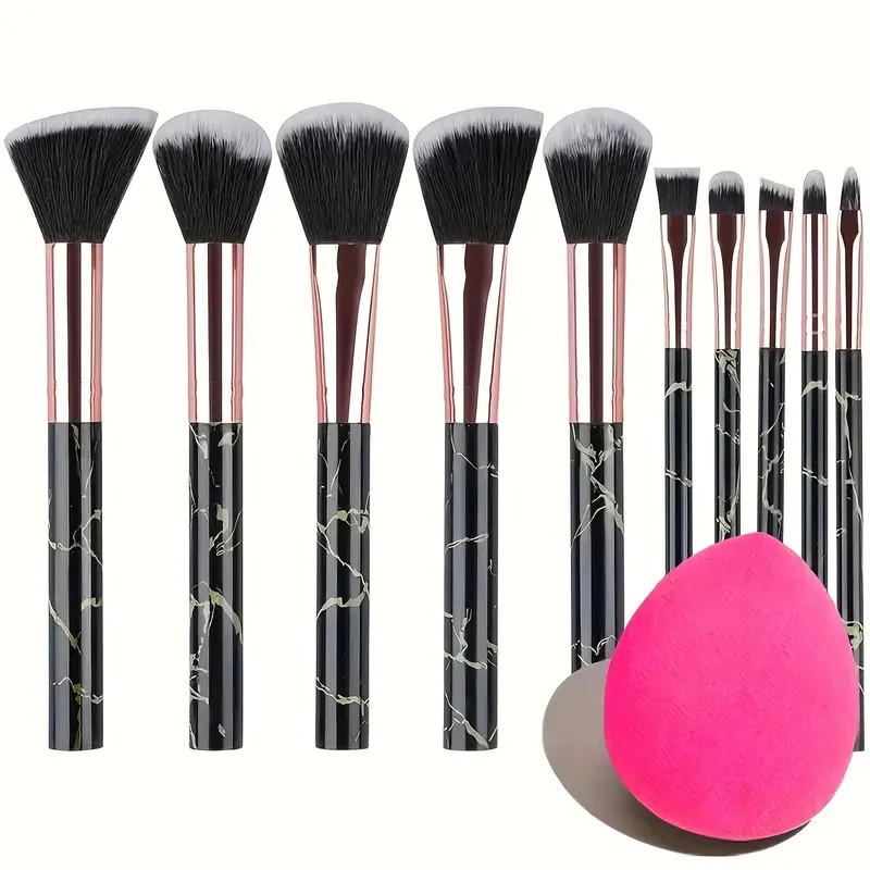 مجموعة فرش رخامية مكونة من 10  - مراجعة Beauty Makeup Gift Sets وسعره