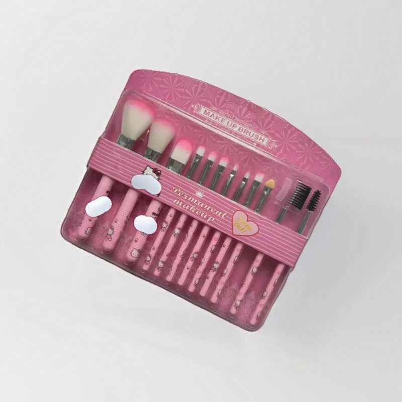 مجموعة فرش مكياج هيلو كيتي الم - مراجعة Beauty Makeup Gift Sets وسعره