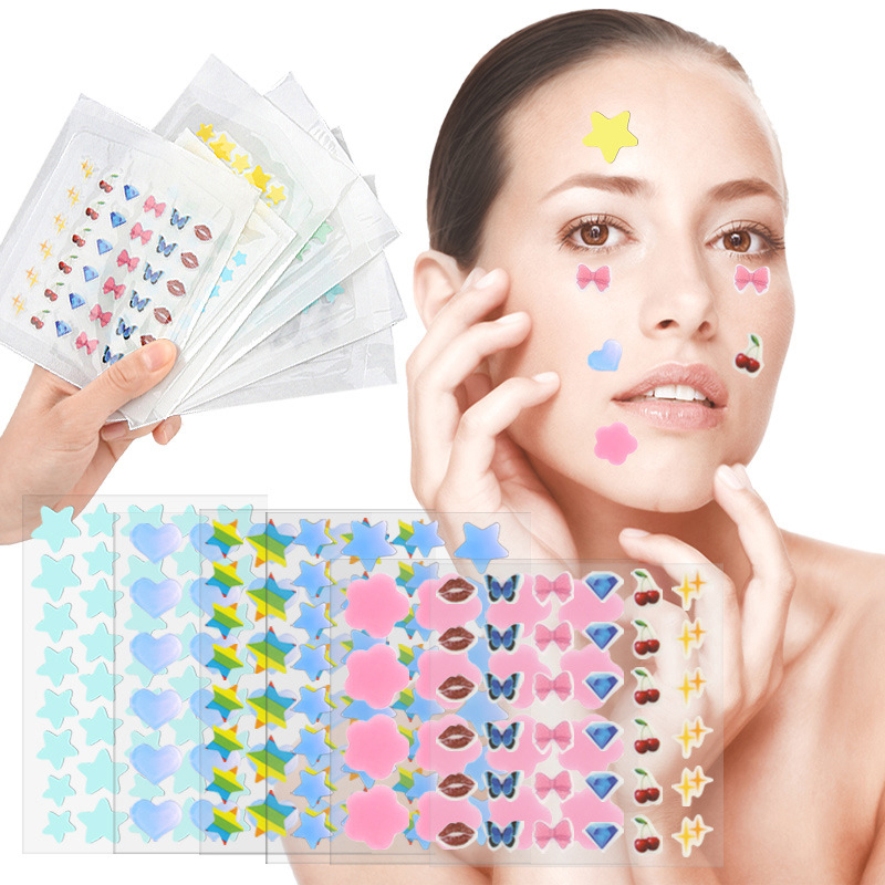 لاصقات كرتونية ملونة لعلاج حب  - مراجعة Beauty Makeup & D Anime Studio وسعره