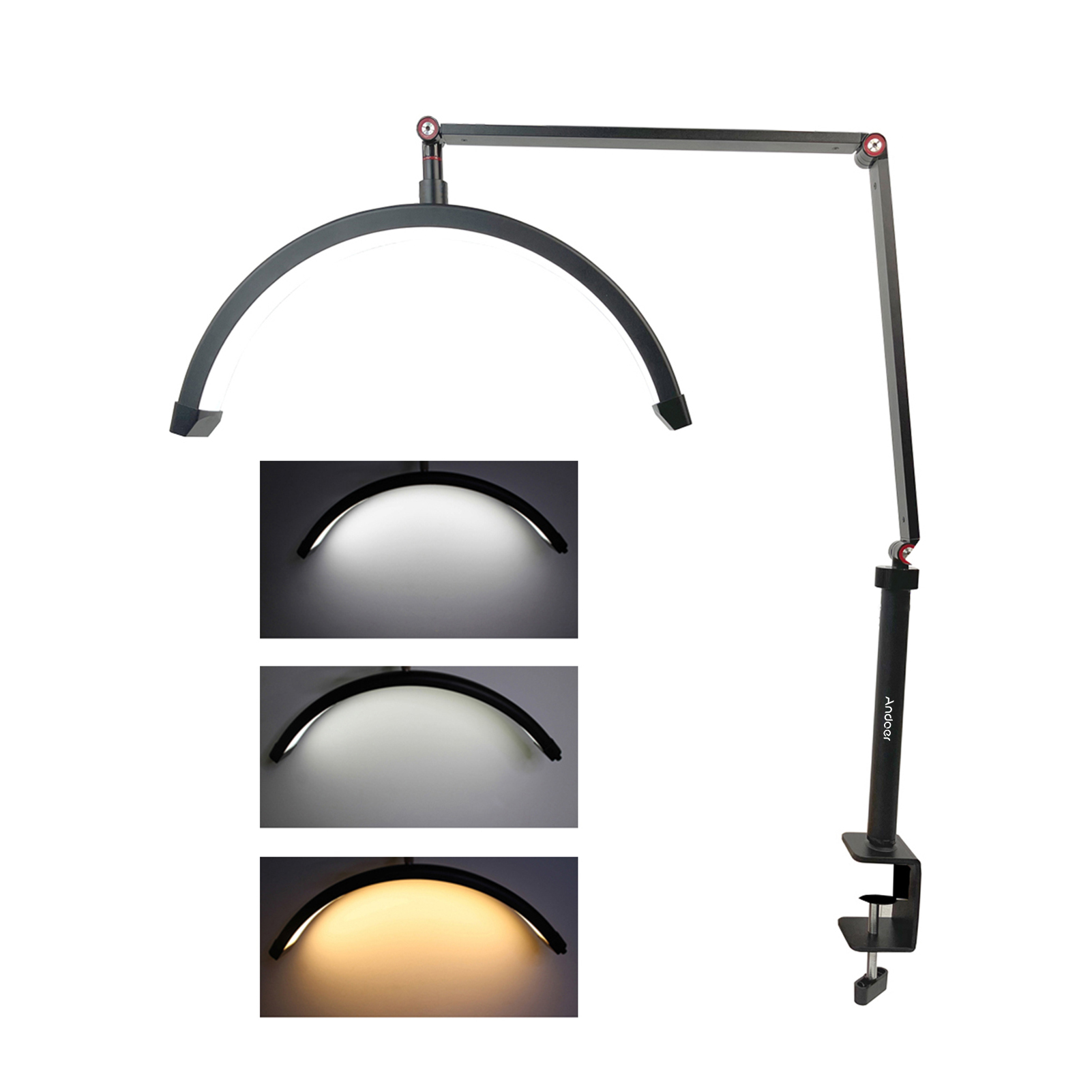 Andoer HD-M3X LED الفيديو الضو - مراجعة Beauty Makeup Video وسعره