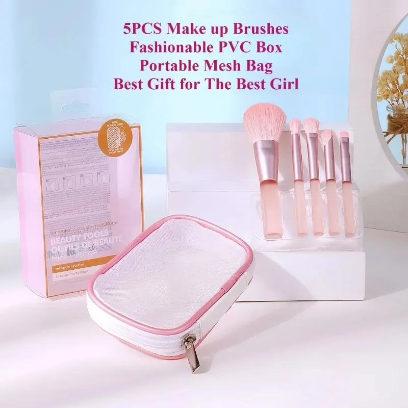 مجموعة من 5 فرش مكياج فائقة ال - مراجعة Beauty Makeup Gift Sets وسعره