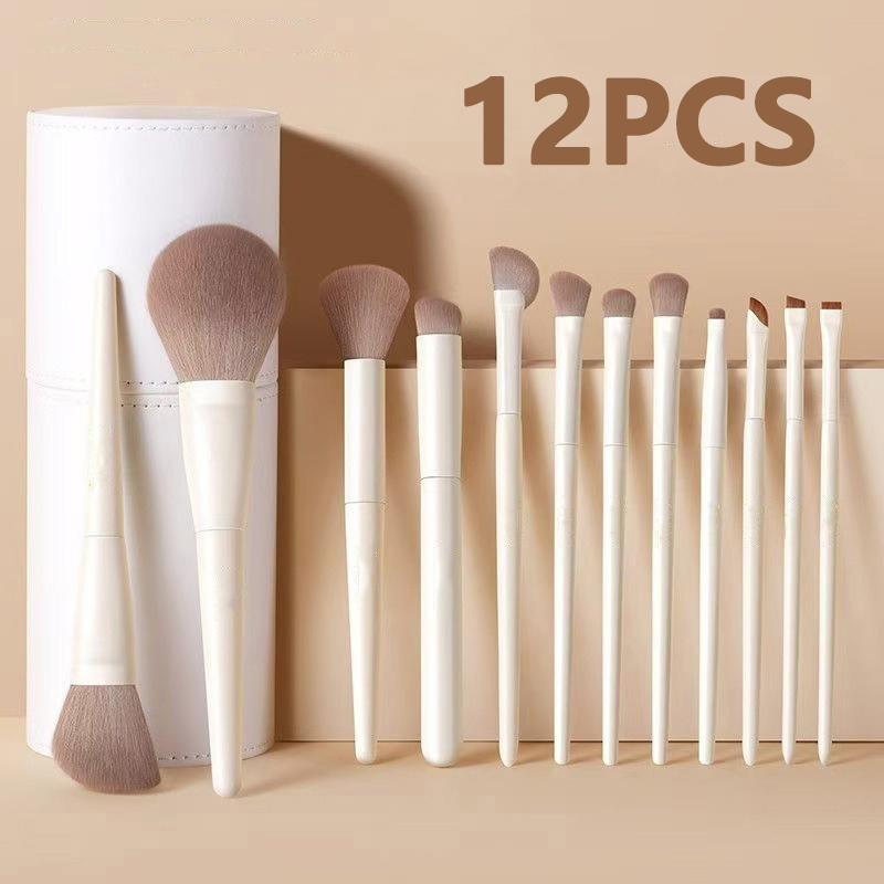 مجموعة فرش مكياج 12 قطعة: فرشا - مراجعة Blush Brush Kabuki وسعره