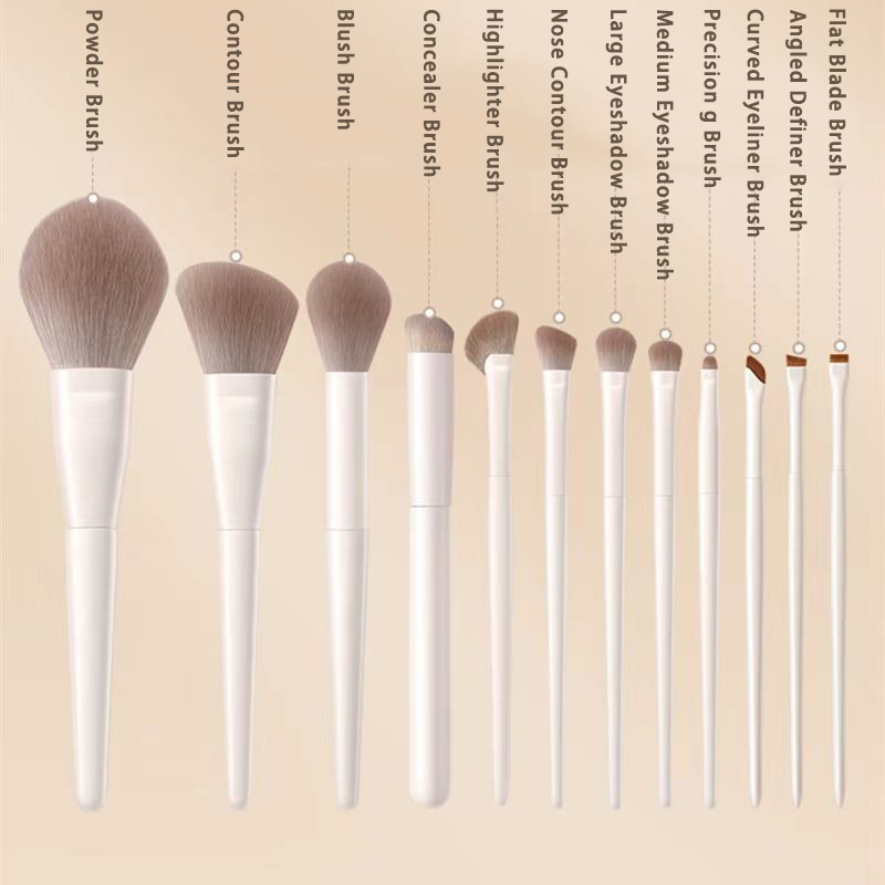 مجموعة فرش مكياج 12 قطعة: فرشا - مراجعة Blush Brush Kabuki وسعره