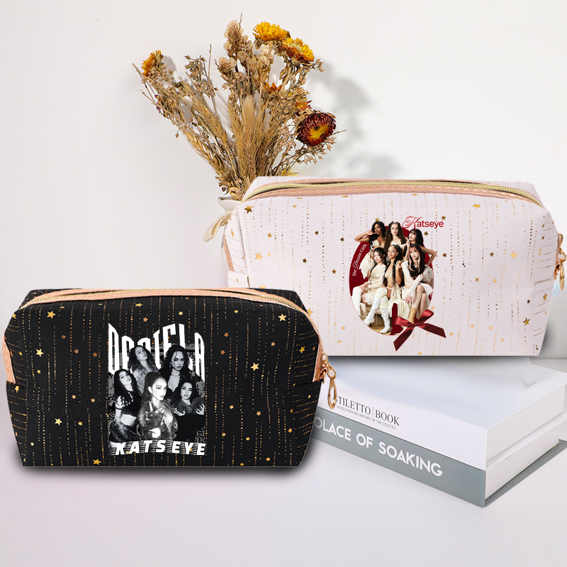 موضة K POP K-KATSEYE حقيبة مست - مراجعة Beauty Makeup Bag وسعره